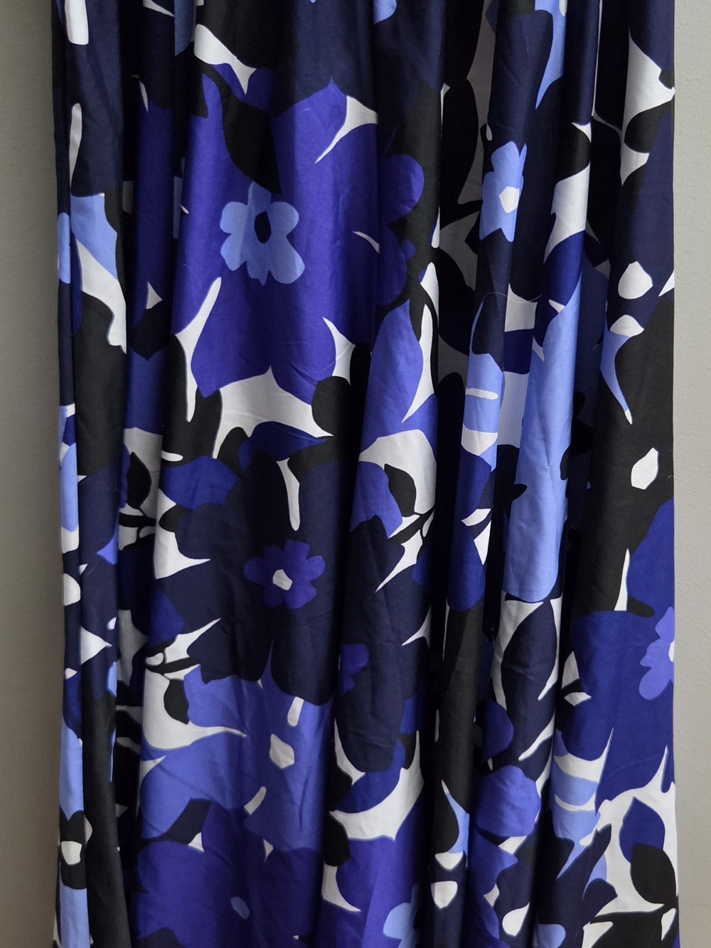 Cato Size 14/16 PLUS Floral Maxi Full Skirt- Blue, Black, Purple - Picture 3 of 5